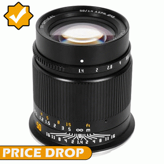Price Drop on the TTArtisan 50mm f1.4 ASPH (L-Mount) Lens